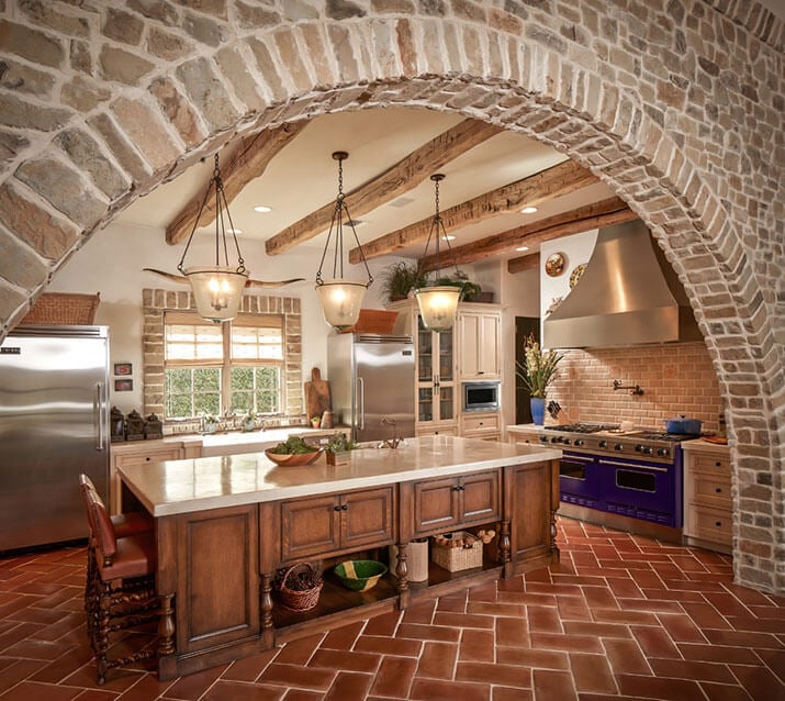 Mediterranean Kitchen Design  Decorating above kitchen cabinets