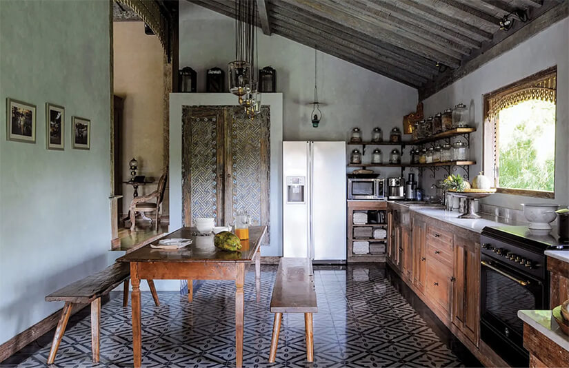 Rustic kitchen in Morocco