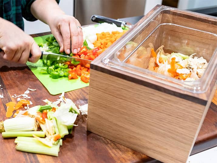 Waste Not With A DIY Kitchen Compost Bin