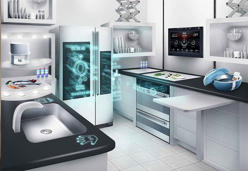 Smart kitchen and appliances in the future