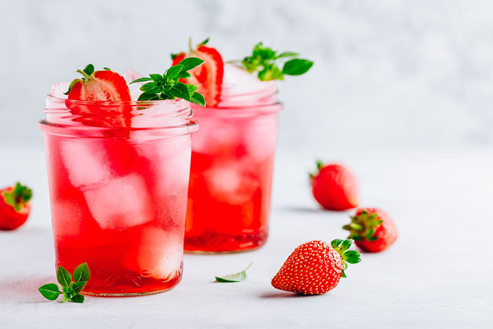 Strawberry basil smash.