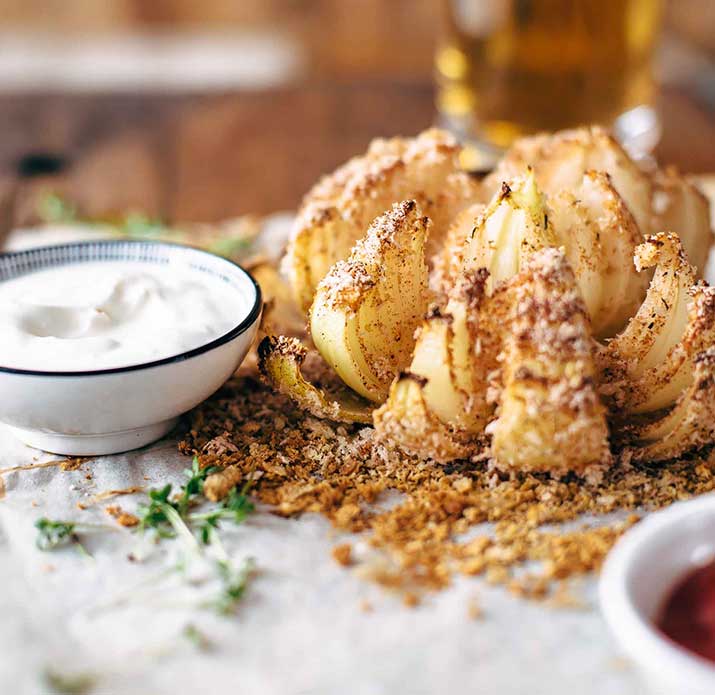 Super Bowl Snackdown - Gluten-Free Air Fryer Blooming Onion