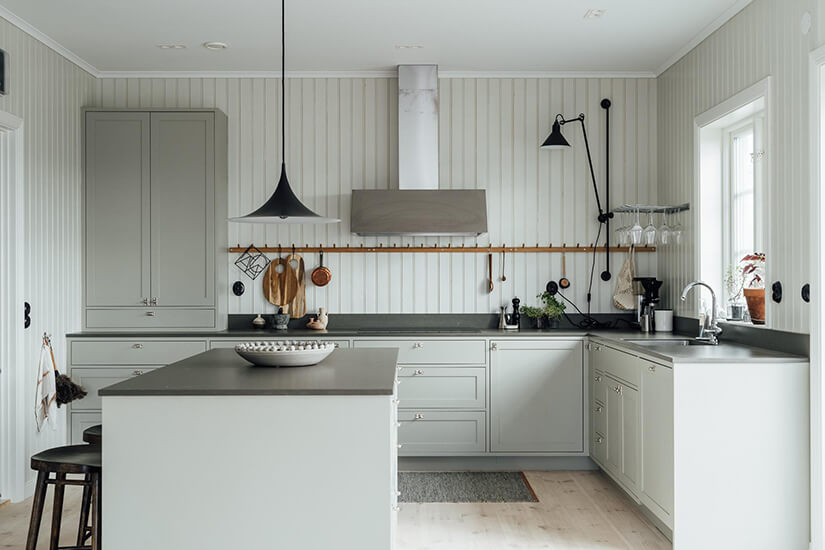 Country style kitchen in Sweden