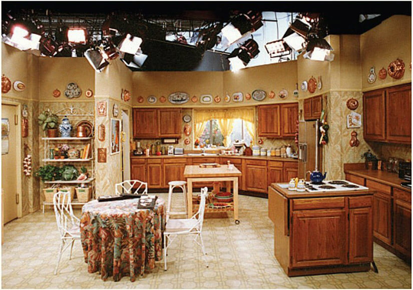 TV show kitchen set design from The Golden Girls.