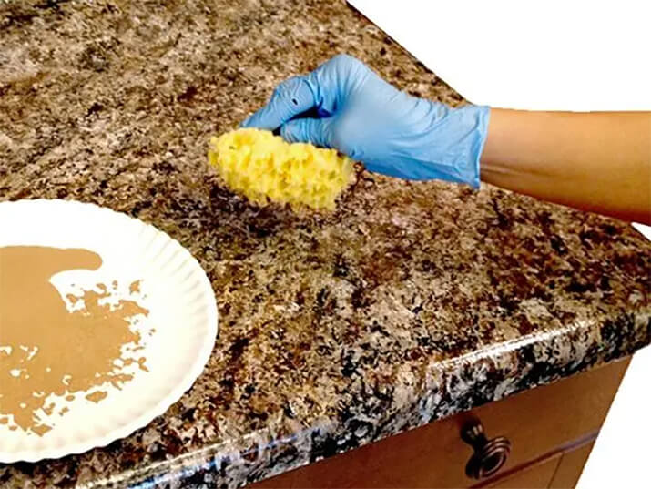 5 Steps To Diy Faux Granite Countertops, How To Make Fake Granite Countertops