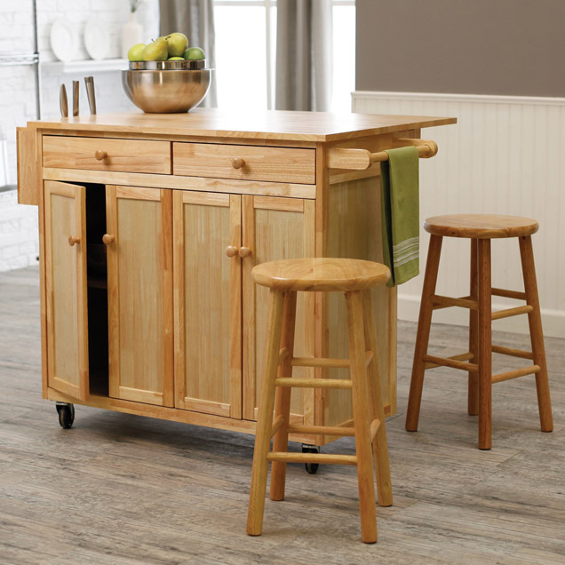 Wheeled Kitchen Island