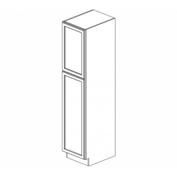 WP1884 Ice White Shaker Tall Pantry Cabinet (RTA)