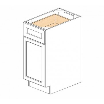B15 Ice White Shaker Single Door Cabinet (RTA)