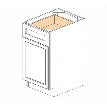B18 Ice White Shaker Single Door Cabinet (RTA)