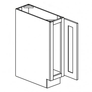 FB09 Lait Gray Single Door Cabinet (RTA)