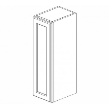 W0930 Gramercy White Wall Single Door Cabinet