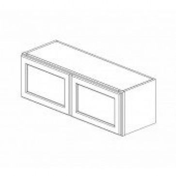 W3612B Ice White Shaker Wall Double Door Cabinet (RTA)