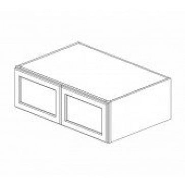 W361824B Ice White Shaker Wall Refrigerator Cabinet (RTA)