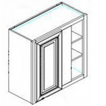 WBLC30/33-3030 Nova Light Gray Base Blind Corner Cabinet