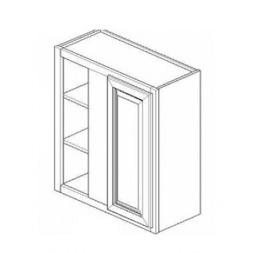 WBRC30/33-3030 Graystone Shaker Wall Blind Corner Cabinet