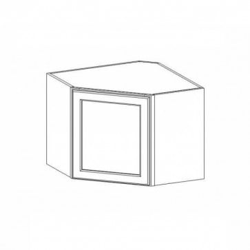 WDC2412 Ice White Shaker Wall Diagonal Corner Cabinet (RTA)