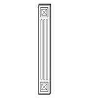 A36WF Woodland Brown Shaker Fluted Wall Filler