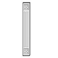 A42WF Woodland Brown Shaker Fluted Wall Filler