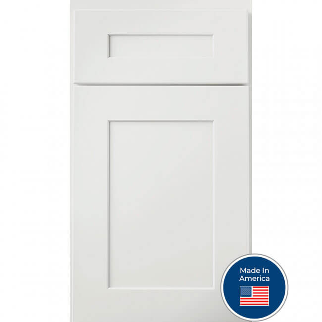 Bowery White Cabinet Door Sample