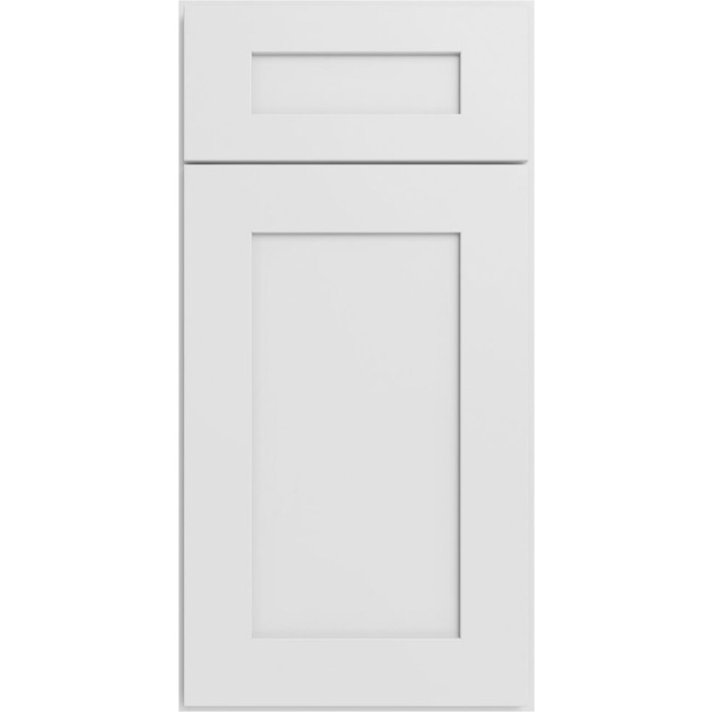 Ice White Shaker Cabinet Door Sample