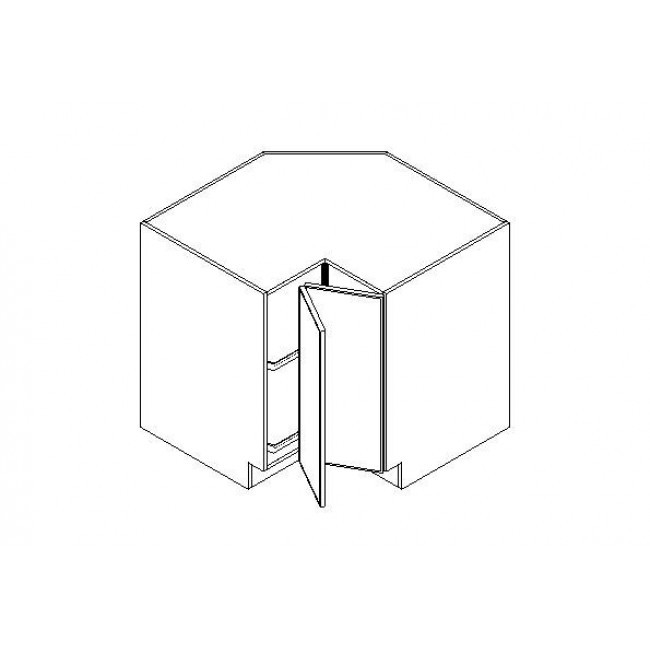 BLS36 Imperial Blue Base Lazy Susan 36" W Metal Rack (RTA)