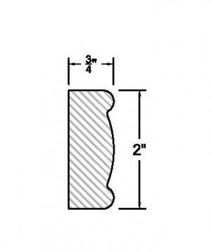 IVI8 Classic White Light Valance 8" (RTA)