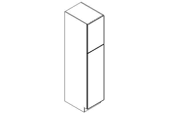 PC1890 Classic White Pantry (Single Door) 18" x 90" (RTA)