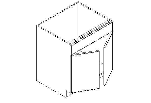 SB42 Imperial Blue Sink Base Cabinet 42" (RTA)