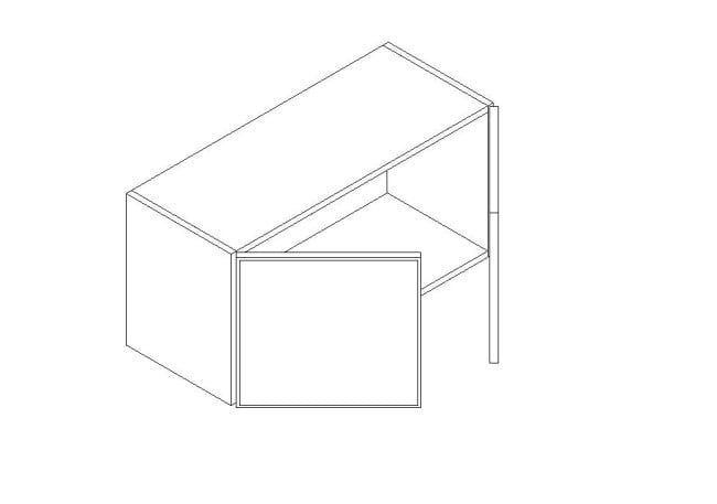 W3015 Storm Gray Wall Cabinet (Double Door) 30" x 15" (RTA)