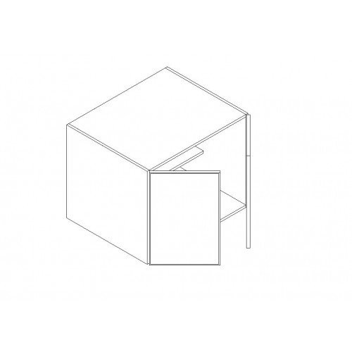 W3621-24 Classic White Wall Cabinet (Double Door) 36" x 21" x 24" (RTA)