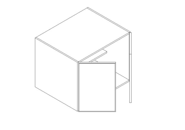 W3624-24 Classic White Wall Cabinet (Double Door) 36" x 24" x 24" (RTA)