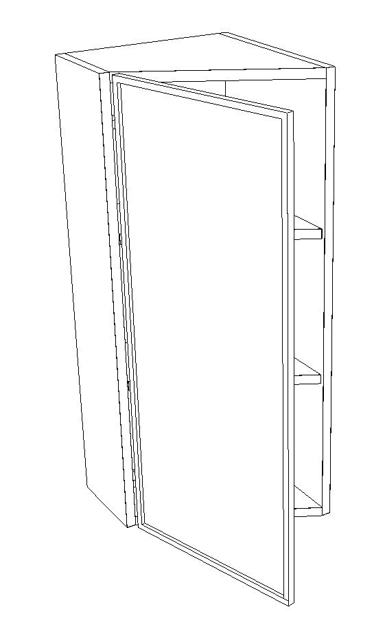 WEA1242 Classic White Wall End Angle 12" x 42" (RTA)