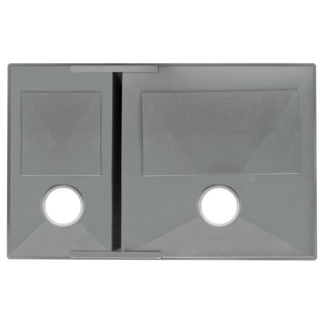 LCLP3L Zero-Radius Undermount Stainless Steel Double Basin Kitchen Sink