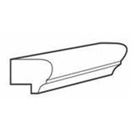 LRM8 Woodland Brown Shaker Light Rail Under Wall Cabinet Molding