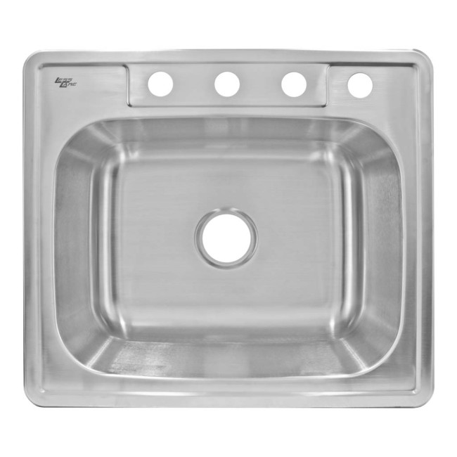 LCLT84 Top Mount Stainless Steel Single Basin Kitchen Sink