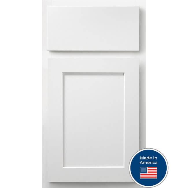 Patton White Cabinet Door Sample