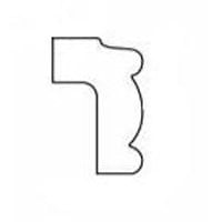 TLRM8 Woodland Brown Shaker Light Rail Under Wall Cabinet Molding