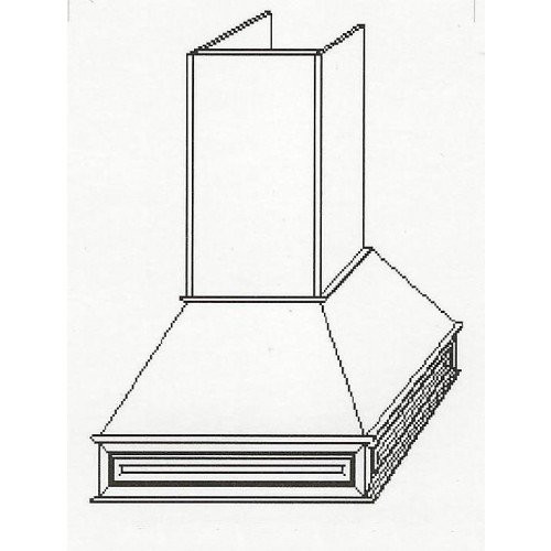 CWH36 Graystone Shaker Wall Range Hood