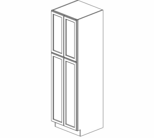 WP2490B Lait Gray Tall Pantry Cabinet (RTA)