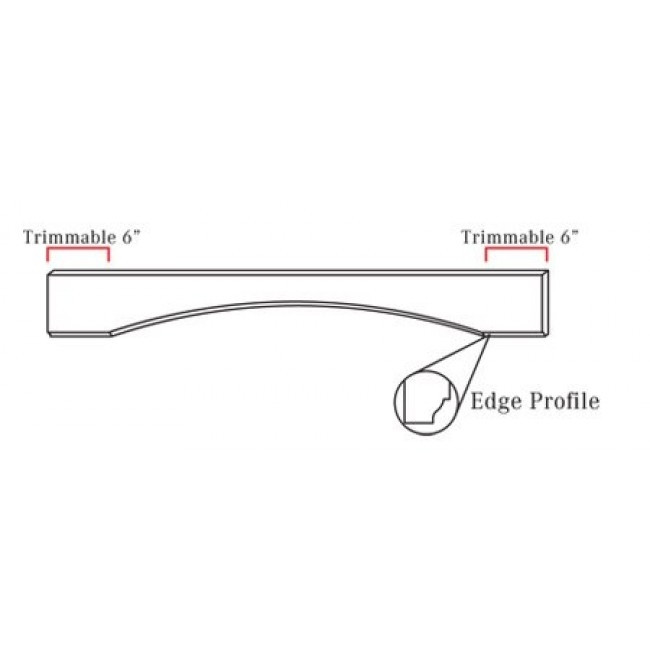 VAL54B Townplace Cream Valance (RTA)