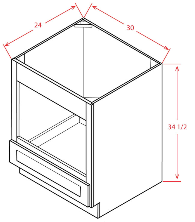 BMW30 Oxford Toffee Base Cabinet (RTA)
