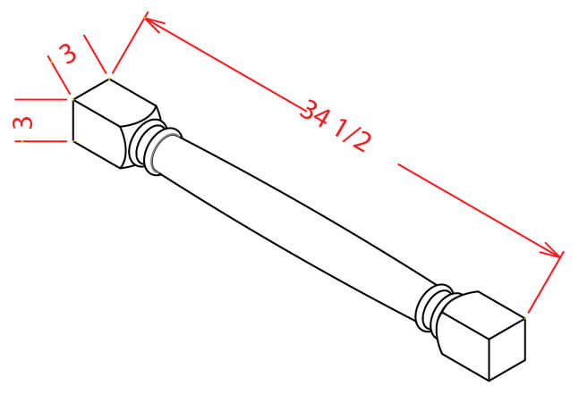 CLDL Oxford Sage Classic Decorative Leg (RTA)