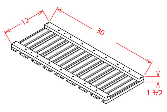 SGH30 Oxford Sage Stem Wine Glass Holder (RTA)
