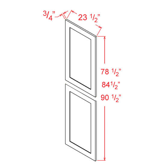 TDEP2484 Oxford Sage Tall Decorative End Panel (RTA)