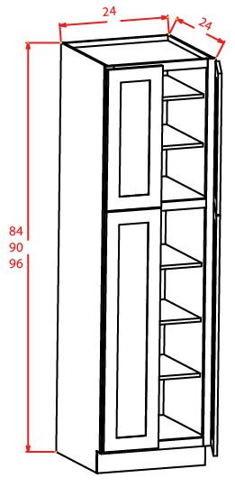 U249624 Oxford White Wall Pantry (RTA)