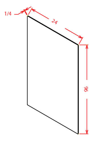 USV2496 Oxford Sage Tall Skin Panel (RTA)
