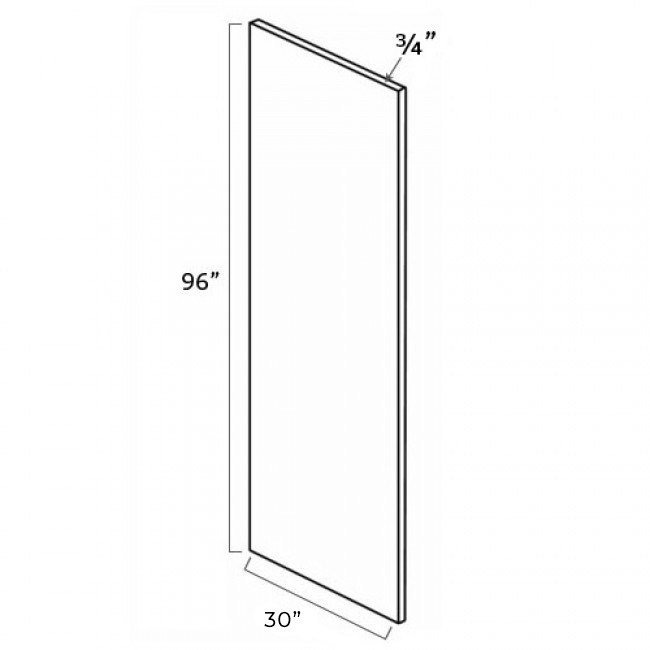 3/4REFP30 Madison Stonybrook Finished Deep Refrigerator Panel