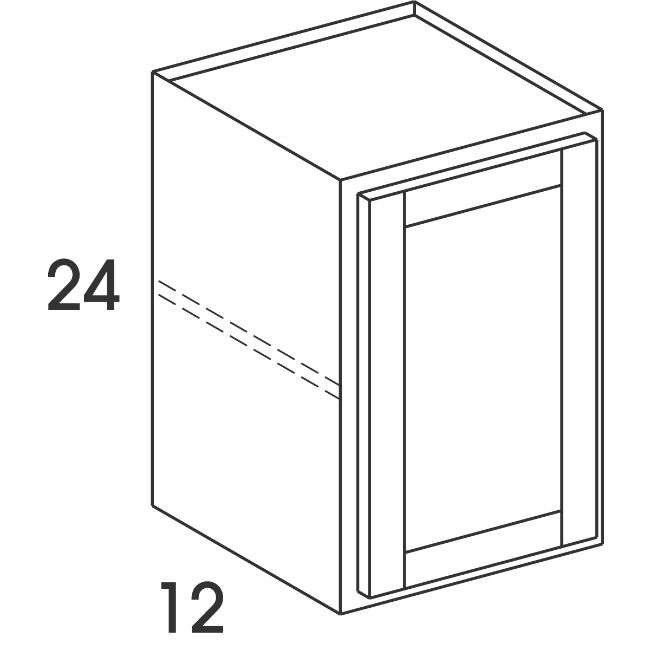 W2124 Madison Stonybrook Wall Single Door Cabinet