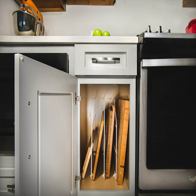 TD18 Madison Pewter Base Tray Divider