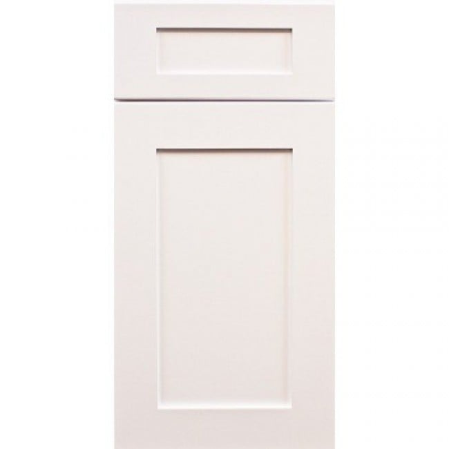Ice White Shaker Cabinet Door Sample, White Shaker Cabinet Doors